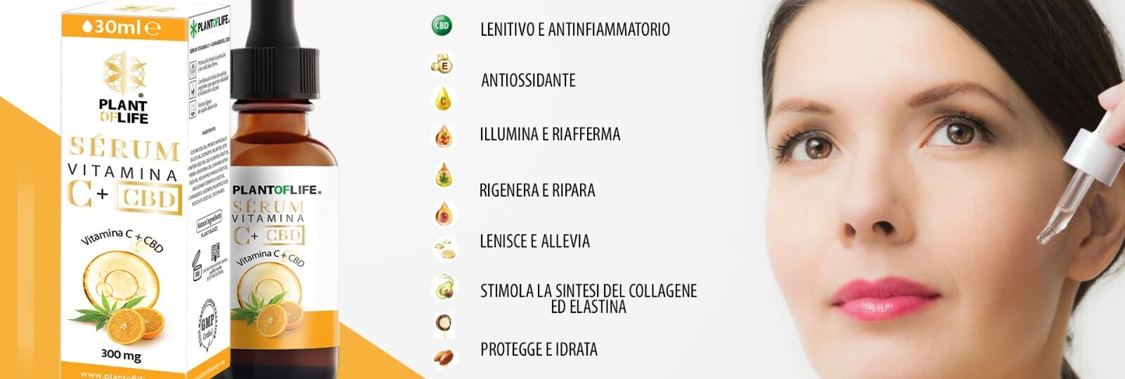 NUOVO PLANT OF LIFE VITAMINA C + SIERO CBD